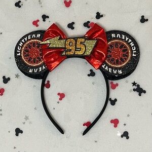 Lightening McQueen Pixar Disney Cars Mouse Ears